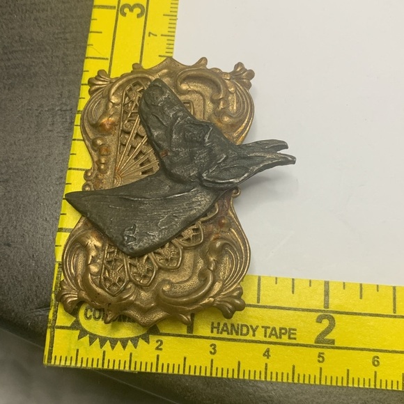 Vintage Denise Brown Brooch Doberman Brooch Pet Dog Pin - Picture 6 of 7